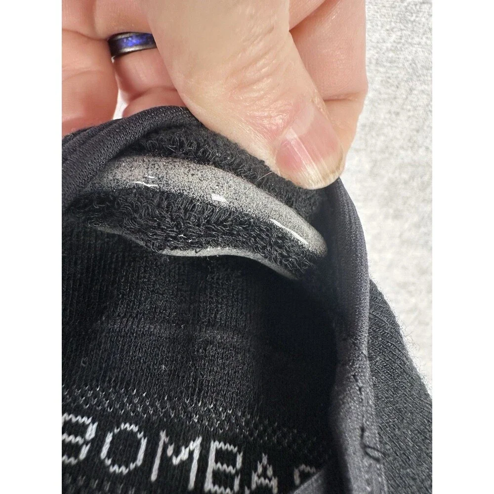 New Bombas No Show Socks Studio Gripper Ballets Size Small Black